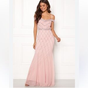 Goddiva Blush Sequin Dress